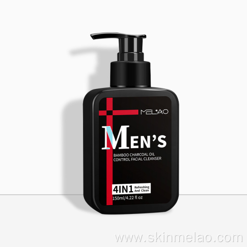 Cleansing Moisturizing Charcoal Facial Cleanser For Men